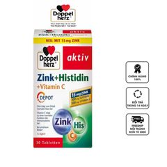 Viên uống hỗ trợ tăng đề kháng Doppelherz Zink + Histidin + Vitamin C Depot