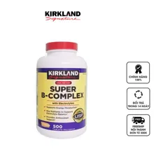 Vitamin B tổng hợp Super B-Complex Kirkland 500 viên
