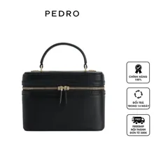 Túi đeo dạng hộp Pedro Boxy Shoulder Bag Black PW2-76390057