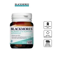 Viên uống hỗ trợ bổ mắt Blackmores Bilberry Eye Support Advanced