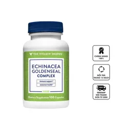 Viên uống hỗ trợ tăng đề kháng The Vitamin Shoppe Echinacea Goldenseal Complex