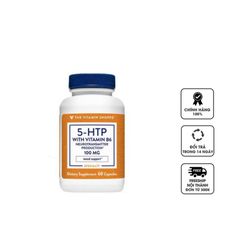 Viên uống hỗ trợ giảm căng thẳng The Vitamin Shoppe 5-HTP With Vitamin B6 100mg