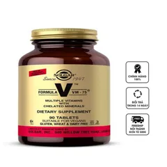 Viên uống bổ sung vitamin và khoáng chất Solgar Formula VM-75