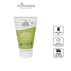 Kem Dưỡng Ẩm Organic Cho Bé Earth Mama 60ml - Kem Dưỡng Da Mặt, Mũi, Má An Toàn Cho Da Nhạy Cảm, Chiết Xuất Từ Thiên Nhiên