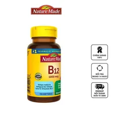 Viên uống bổ sung Vitamin B12 Nature Made 1000 Mcg
