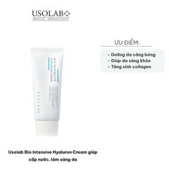 Kem Dưỡng Usolab Bio Intensive Hyaluron Cream 50ml - Cấp Nước và Làm Sáng Da, Dưỡng Ẩm Chuyên Sâu Cho Tất Cả Các Loại Da