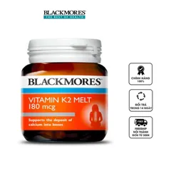 Vitamin K2 Blackmores 180mcg hộp 30 viên tan của Úc