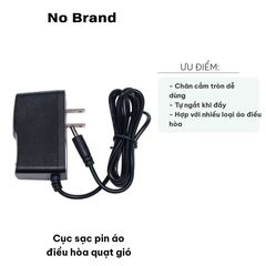 Cục Sạc Pin Áo Điều Hòa Quạt Gió 8.4V - Thiết Bị Tiện Lợi Cho Mùa Hè, Tự Ngắt Khi Đầy, Phù Hợp Với Nhiều Loại Áo Điều Hòa