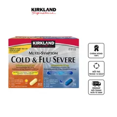 Viên uống Kirkland Cold & Flu Multi-Symptom hỗ trợ giảm cảm cúm