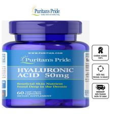 Viên uống Puritan's Pride Hyaluronic Acid 50 mg