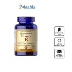 Viên uống Puritan's Pride Vitamin E 450mg (1000iu) của Mỹ
