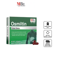 Viên uống hỗ trợ thải độc, bổ gan Osmiltin Liver Detox Max Biocare