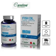Dầu cá Fish Oil 1000mg chính hãng Careline của Úc