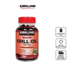 Viên uống dầu tôm Kirkland Signature Krill Oil 500mg
