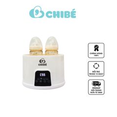 Máy Hâm Sữa Tiệt Trùng 2 Bình ChiBé CB017 - Thiết Kế Sang Trọng, Cảm Ứng Nhạy, Hiển Thị LED Nhiệt Độ, Đa Chức Năng Hỗ Trợ Mẹ Bé