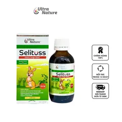 Siro hỗ trợ giảm ho Ultra Nature Selituss cho bé