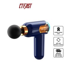 Máy massage mini cầm tay CTFAST LC002 - 9 cấp độ, 4 đầu massage chuyên dụng, giảm đau, thư giãn, sạc pin, thiết kế tiện dụng
