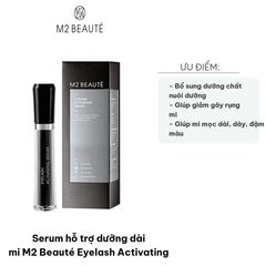Serum M2 Beauté Hỗ Trợ Dưỡng Dài Mi - Kích Thích Mọc Dài Dày Tự Nhiên, Giảm Gãy Rụng, Lọ 4ml