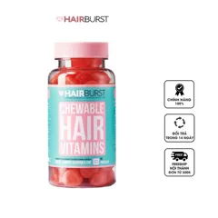 Kẹo dẻo hỗ trợ mọc tóc Hairburst Chewable Hair Vitamins 60 Viên