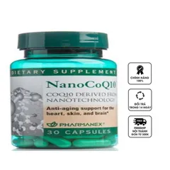 Viên uống hỗ trợ tim mạch, não, da, tóc Nano CoQ10 Nuskin