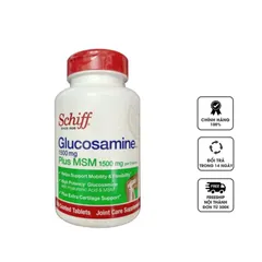Schiff Glucosamine Plus MSM 1500mg của Mỹ 150 viên