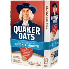 Yến mạch Quaker Oats Quick - 1 Minute dạng vỡ