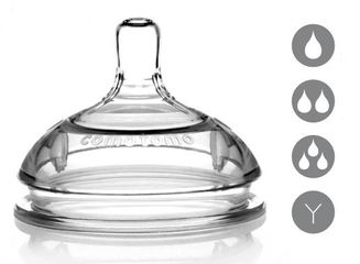 Núm Bình Comotomo Siêu Mềm Cao Cấp Nhập Khẩu Mỹ - Núm Ty Silicone Độc Đáo Hỗ Trợ Bé Chuyển Đổi Từ Bầu Sữa Mẹ sang Bình Sữa