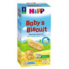 Bánh ăn dặm Hipp Babys Biscuit từ nguyên liệu hữu cơ cho bé 6 tháng