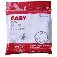 Khăn sữa SUZURAN công nghệ chitosan Nhật Bản loại 10 miếng