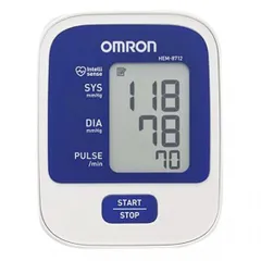 Máy đo huyết áp Omron HEM-8712 trắng - xanh