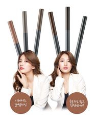 Chì Kẻ Mày 2 Đầu The Face Shop - Chì Kẻ và Cọ Chải Lông Mày Tự Nhiên, Tiện Lợi, Đẹp Mắt Cho Mọi Loại Da