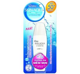 Sunplay Skin Aqua UV Moisture Milk SPF50, PA+++ dưỡng ẩm