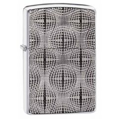 Bật Lửa Zippo 28835 Armor Chrome Lấp Lánh - Bật Lửa Khắc 3D Độc Đáo cho Người Sưu Tập và Yêu Thích Thời Trang