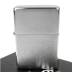 Bật Lửa Zippo Vintage Brushed Chrome 230.25 - Bật Lửa Cổ Điển Không Đường Xước, Sang Trọng và Độc Đáo