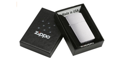 Bật Lửa Zippo Vintage Chrome 230 - Bạc Xước Vân Ngang Sang Trọng, Phong Cách Cổ Điển Cho Tín Đồ Zippo
