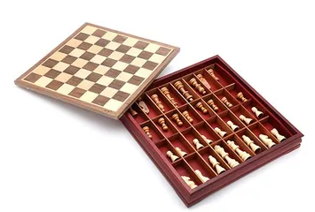 Bàn cờ vua hộp gỗ Super King thiết kế chuẩn quốc tế
