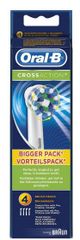 Đầu bàn chải điện Oral-B Cross Action - Thay thế dễ dàng cho bàn chải đánh răng, làm sạch hiệu quả, công nghệ Criss Cross, 6 đầu trong bộ