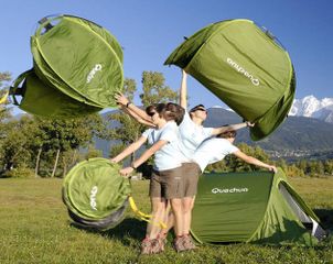 Lều Du Lịch 2 Người Tự Bung Quechua - Lều Pop Up Thông Minh Dễ Dàng Xếp Gọn, Chống Mưa Gió Siêu Bền - Phù Hợp Cắm Trại Ngoài Trời