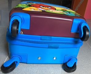 Vali Kéo 4 Bánh Cho Bé Hình Chú Chim Angry Birds Ngộ Nghĩnh - Vali Du Lịch Sáng Tạo Dành Cho Trẻ Em, Tiện Dụng Và Đáng Yêu