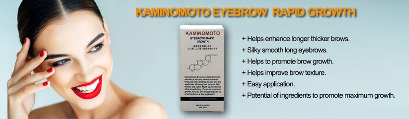 Dung dịch hỗ trợ mọc lông mày Kaminomoto Nhật Bản - Kích thích mọc lông mày dày, đẹp từ Hồng Sâm và thảo dược tự nhiên.