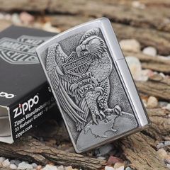 Bật Lửa Zippo Classic Harley Davidson Eagle & Globe 200HD.H231 - Phong Cách Cổ Điển, Đượm Hơi Đậm Cá Tính, Hàng Chất Lượng Từ Mỹ