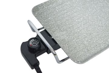 Vỉ Nướng Điện Vntech VN196 Chống Dính Hoa Cương - Vỉ Nướng BBQ Tiện Ích Cho Bếp Nhà, Dễ Dàng Vệ Sinh, Công Suất 1300W