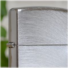 Bật Lửa Zippo 24647 Chrome Xước Vân Cong Chính Hãng - Bật Lửa Cao Cấp Độc Đáo Thời Trang Mỹ