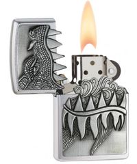 Bật Lửa Zippo 28969 Dragon Mạ Chrome - Bật Lửa Classic Hình Rồng Phun Lửa Sang Trọng, Quà Tặng Độc Đáo