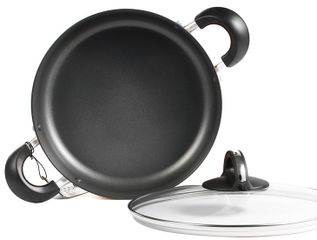 Nồi Nhôm E-Cook Deco Lock&Lock 24cm - Siêu Bền Chống Dính Dupon Teflon, Dùng Cho Bếp Gas, Điện, Từ, Hồng Ngoại (3 Màu)