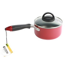Nồi nhôm E-Cook Deco Lock&Lock LED2161G 16cm - Nhẹ, Đẳng cấp, Chống dính, Chịu nhiệt, Phù hợp mọi loại bếp