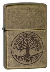 Bật Lửa Zippo 29149 Tree of Life Chính Hãng - Họa Tiết Cây Cổ Thụ Đẹp, Sành Điệu - Quà Tặng Ý Nghĩa Cho Fan Zippo