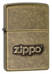 Bật lửa Zippo 28994 Stamped Logo Antique Brass