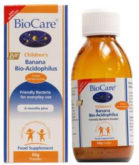 Men vi sinh Biocare Banana BioAcidophilus 60g cho bé từ 6 tháng