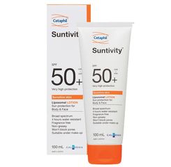 Kem chống nắng Cetaphil Suntivity SPF50+ cho mặt và cơ thể